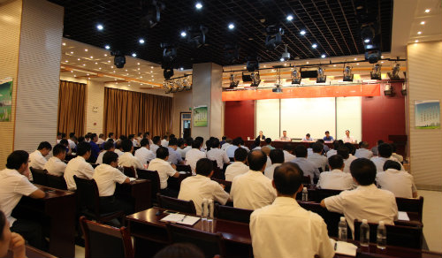 建設(shè)集團召開干部大會：陜煤集團黨委副書記、董事尤西蒂宣布公司新一屆領(lǐng)導班子任命