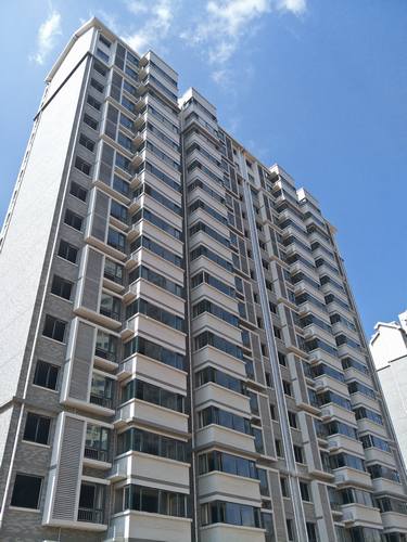 銅煤一號(hào)住宅小區(qū)牡丹園1#、2#、3#樓順利交工