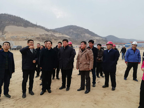 陜西省國資委、陜煤集團(tuán)領(lǐng)導(dǎo)蒞臨天工公司項(xiàng)目檢查工作