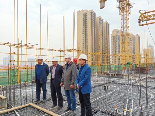 王明智深入渭南二院安置房、法檢兩院項目工地檢查指導工作