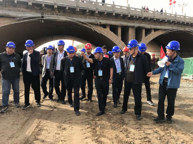 榆林市綏德縣檢查團一行蒞臨綏德項目施工現(xiàn)場檢查指導工作