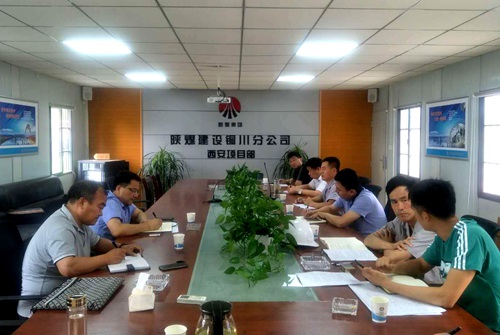 王明智協(xié)調(diào)指導大秦置業(yè)公司西安片區(qū)項目開發(fā)建設(shè)工作